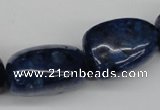 CNG61 15.5 inches 20*30mm nuggets lapis lazuli gemstone beads