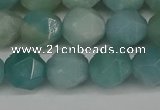 CNG6175 15.5 inches 10mm faceted nuggets amazonite gemstone beads