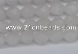 CNG6235 15.5 inches 6mm faceted nuggets white jade beads