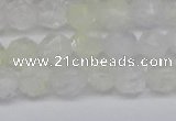 CNG6258 15.5 inches 6mm faceted nuggets green cherry quartz beads