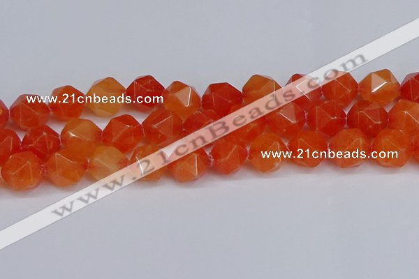 CNG6291 15.5 inches 14mm faceted nuggets candy jade beads