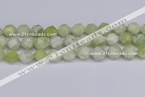 CNG6292 15.5 inches 14mm faceted nuggets lucky jade beads