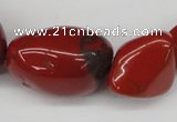 CNG63 15.5 inches 10*15mm - 25*40mm nuggets red jasper beads