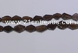 CNG6332 15.5 inches 14*18mm - 16*22mm freeform smoky quartz beads