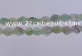 CNG6361 15.5 inches 14*18mm - 16*22mm freeform matte fluorite beads