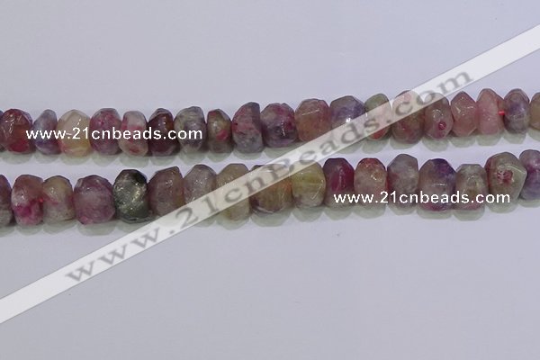 CNG6381 15.5 inches 6*14mm - 8*14mm nuggets tourmaline beads