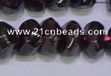 CNG6382 15.5 inches 6*14mm - 8*14mm nuggets red garnet beads