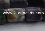 CNG6411 15.5 inches 15*20mm faceted nuggets Indian agate beads