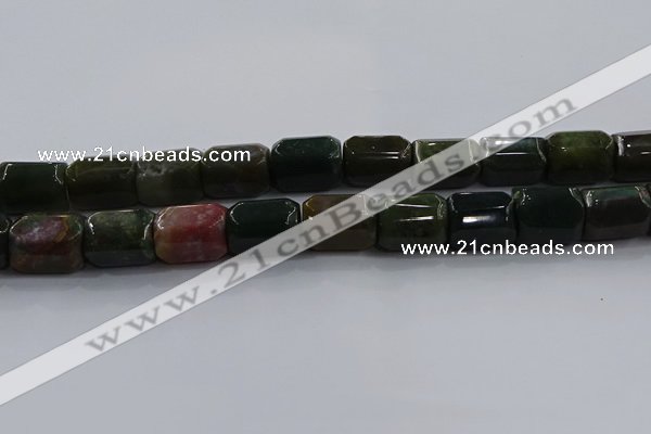 CNG6412 15.5 inches 15*20mm faceted nuggets moss agate beads