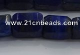 CNG6431 15.5 inches 15*20mm faceted nuggets lapis lazuli beads