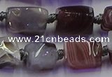 CNG6815 15.5 inches 5*8mm - 8*12mm nuggets botswana agate beads