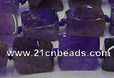 CNG6819 15.5 inches 8*12mm - 10*16mm nuggets amethyst beads