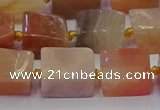 CNG6825 15.5 inches 8*12mm - 10*16mm nuggets sunstone beads