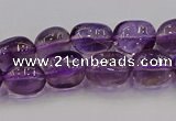 CNG6853 15.5 inches 8*12mm - 10*14mm nuggets amethyst beads