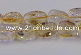 CNG6856 15.5 inches 8*12mm - 10*14mm nuggets citrine beads