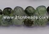 CNG6865 15.5 inches 8*12mm - 10*14mm nuggets prehnite beads