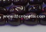 CNG6874 15.5 inches 8*12mm - 10*14mm nuggets garnet beads