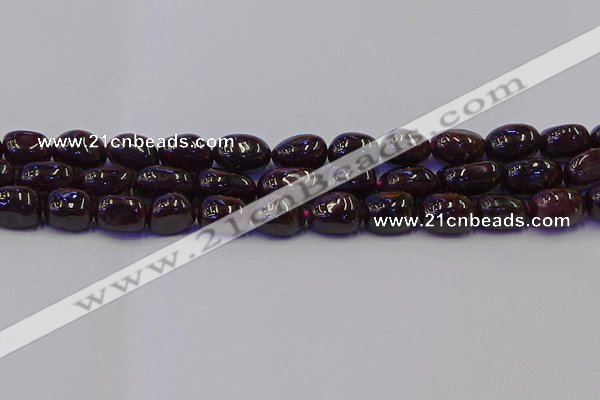 CNG6874 15.5 inches 8*12mm - 10*14mm nuggets garnet beads