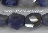 CNG689 15.5 inches 15*18mm - 18*20mm faceted nuggets agate beads