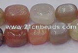 CNG6897 15.5 inches 12*16mm - 13*18mm nuggets mixed moonstone beads