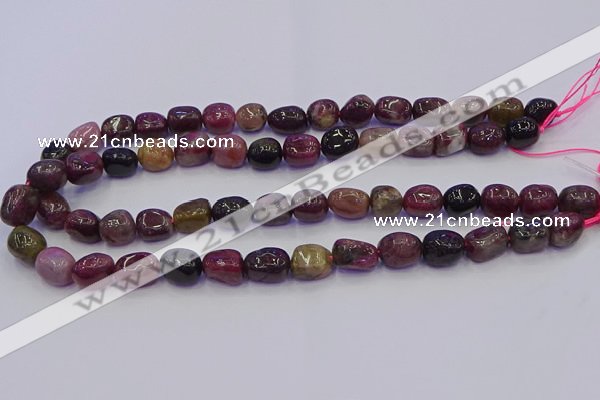 CNG6904 15.5 inches 8*12mm - 10*14mm nuggets tourmaline beads