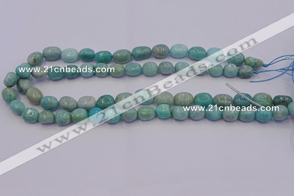 CNG6908 15.5 inches 8*12mm - 10*14mm nuggets amazonite beads