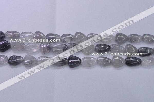 CNG691 15.5 inches 13*18mm - 15*16mm freeform cloudy quartz Beads