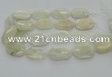 CNG6927 20*30mm - 35*45mm faceted freeform white moonstone beads
