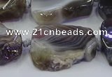 CNG6942 15.5 inches 18*25mm - 25*35mm freeform Botswana agate beads