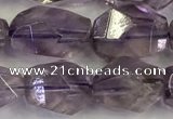 CNG6959 10*14mm - 13*18mm faceted nuggets amethyst beads