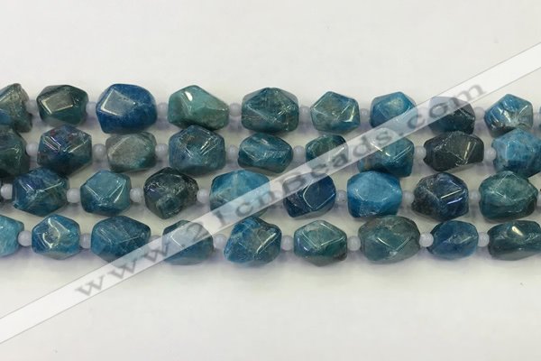 CNG6968 15.5 inches 10*11mm - 12*16mm faceted nuggets apatite beads