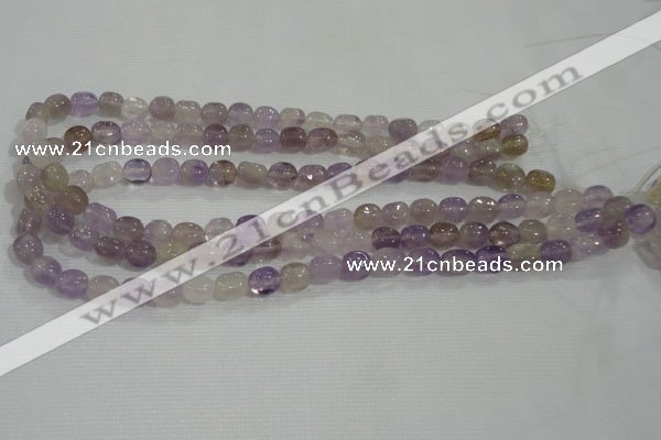 CNG700 15.5 inches 8*10mm nuggets amethyst beads wholesale