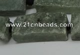 CNG7019 15.5 inches 10*28mm - 12*30mm freeform druzy agate beads