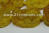 CNG7022 15.5 inches 20*28mm - 25*35mm freeform druzy agate beads