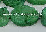 CNG7026 15.5 inches 20*28mm - 25*35mm freeform druzy agate beads