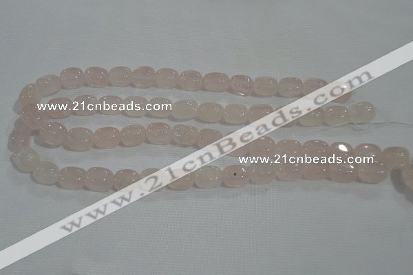 CNG704 15.5 inches 10*14mm nuggets rose quartz beads wholesale