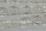 CNG705 15.5 inches 10*14mm nuggets white crystal beads wholesale