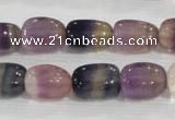 CNG707 15.5 inches 10*14mm nuggets fluorite beads wholesale