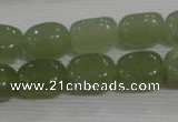 CNG715 15.5 inches 10*14mm nuggets green aventurine beads wholesale