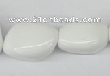 CNG72 15.5 inches 10*16mm - 25*35mm nuggets white agate beads