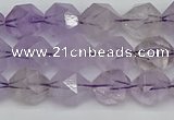 CNG7216 15.5 inches 8mm faceted nuggets amethyst beads wholesale