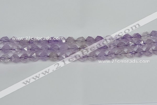 CNG7216 15.5 inches 8mm faceted nuggets amethyst beads wholesale