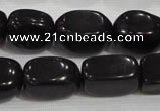 CNG725 15.5 inches 15*20mm nuggets black obsidian beads wholesale