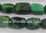 CNG727 15.5 inches 15*20mm nuggets pine turquoise beads wholesale