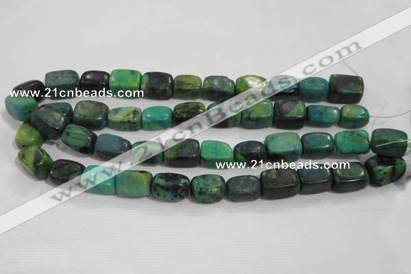 CNG727 15.5 inches 15*20mm nuggets pine turquoise beads wholesale