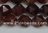 CNG7273 15.5 inches 12mm faceted nuggets orange garnet beads