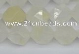 CNG7288 15.5 inches 12mm faceted nuggets white moonstone beads