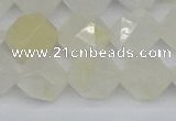 CNG7288 15.5 inches 12mm faceted nuggets white moonstone beads