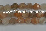 CNG7290 15.5 inches 6mm faceted nuggets moonstone beads