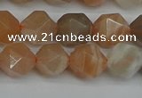 CNG7292 15.5 inches 10mm faceted nuggets moonstone beads